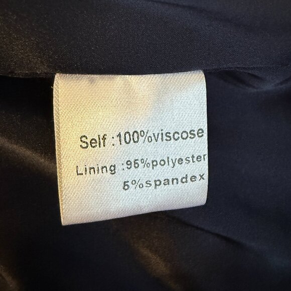 Karina Grimaldi Renatta Speckled Mini Dress Women's Small Blue Formal Wedding - Picture 15 of 16